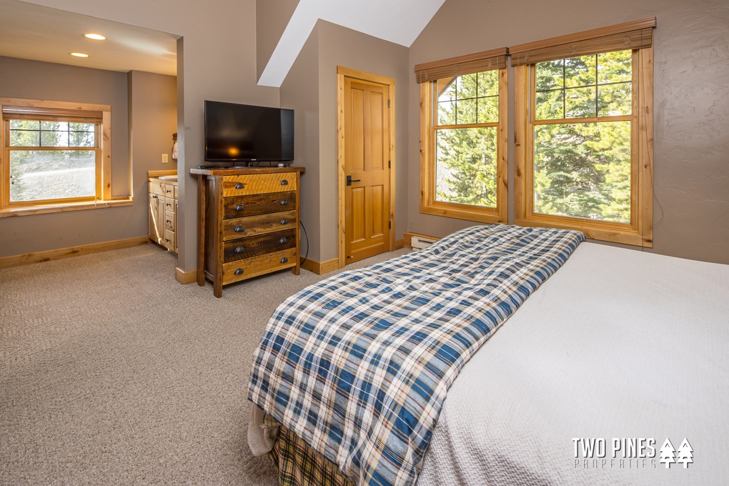 Primary Bedroom with TV & Dresser