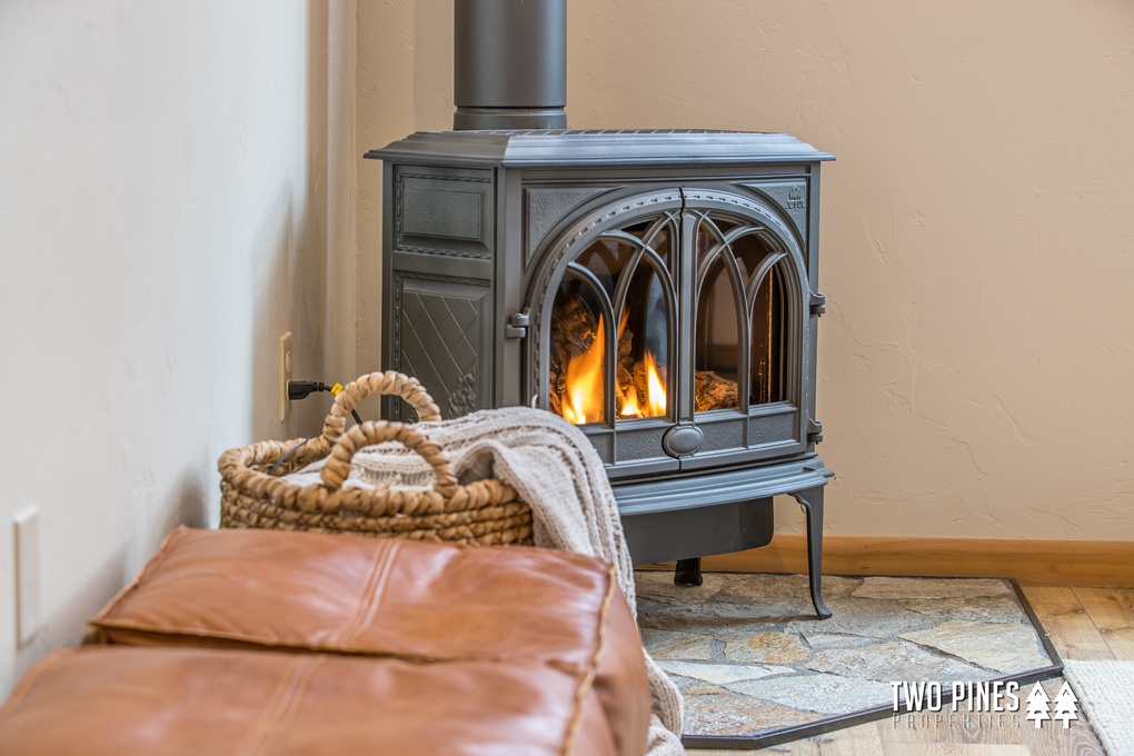 Gas Fireplace in Living Room