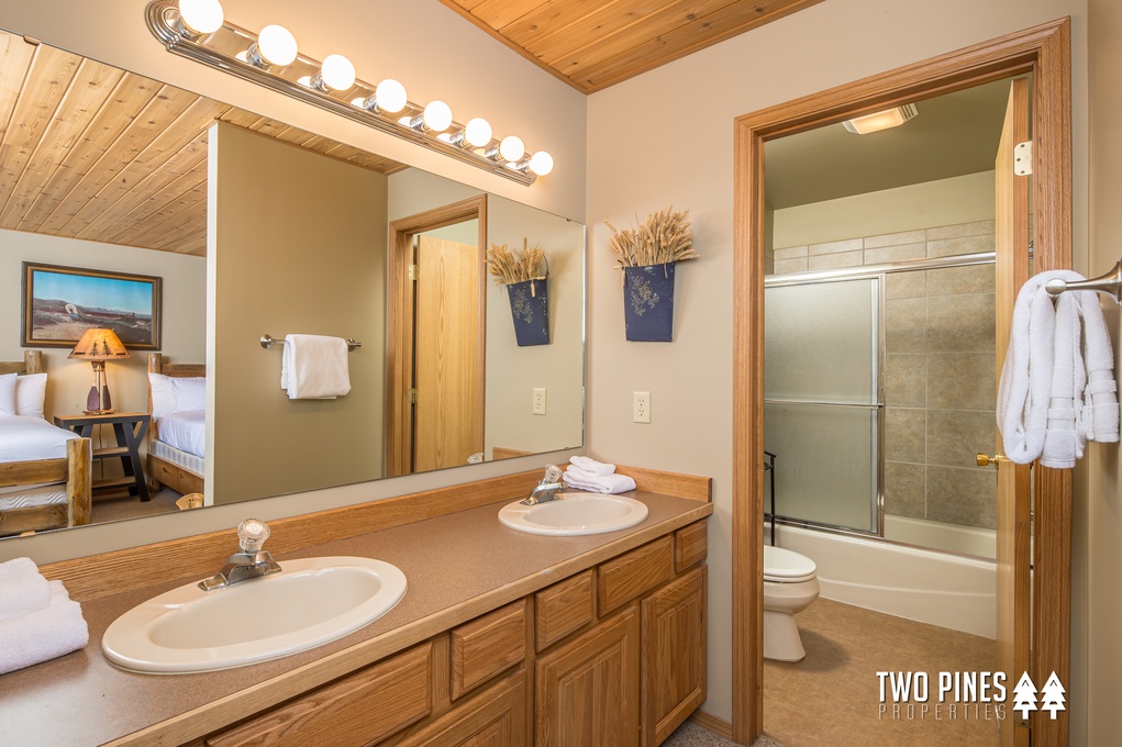 Primary Bathroom with 2 Vanities