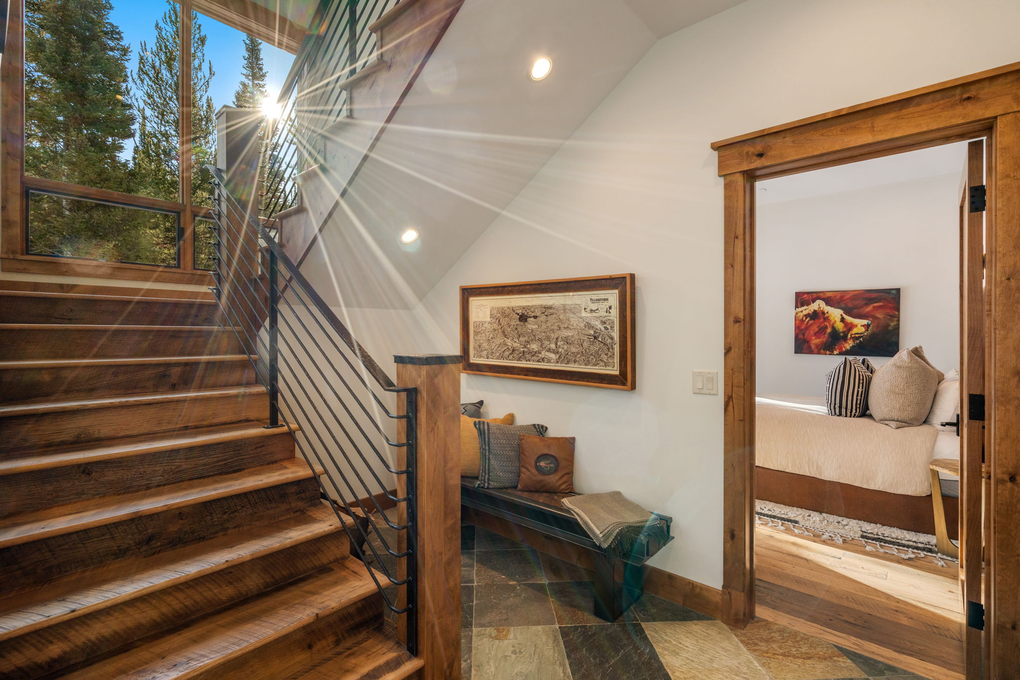 Guest Room 1 and Stairs up to Guest Room 2