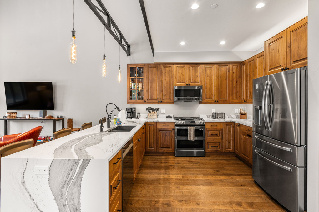 Modern Open-Concept Kitchen (second floor)