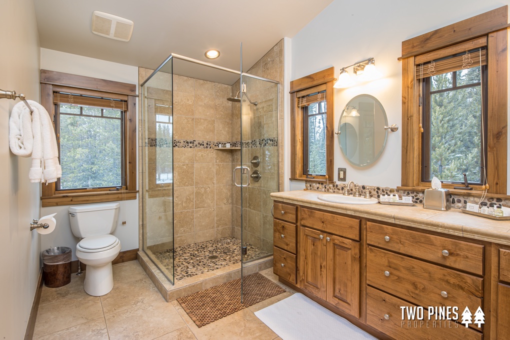 Primary Bedroom En Suite- Double Vanity and Walk-In Shower