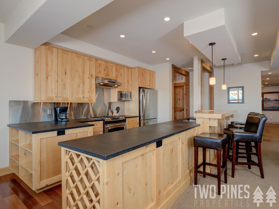 Kitchen with Bar Seating