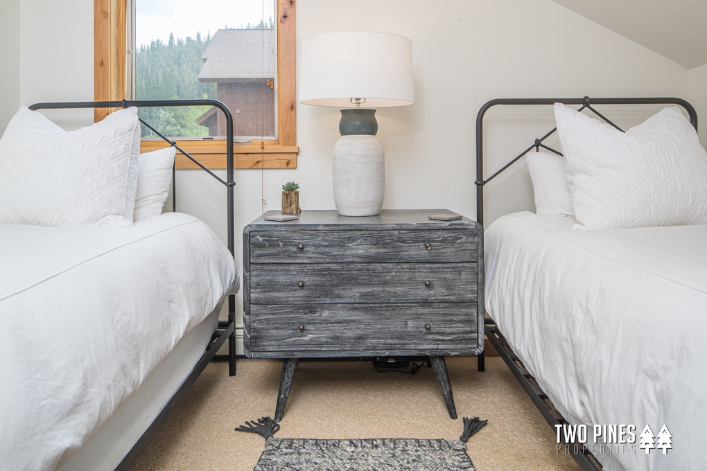 2nd Guest Bedroom: 2 Twin Beds