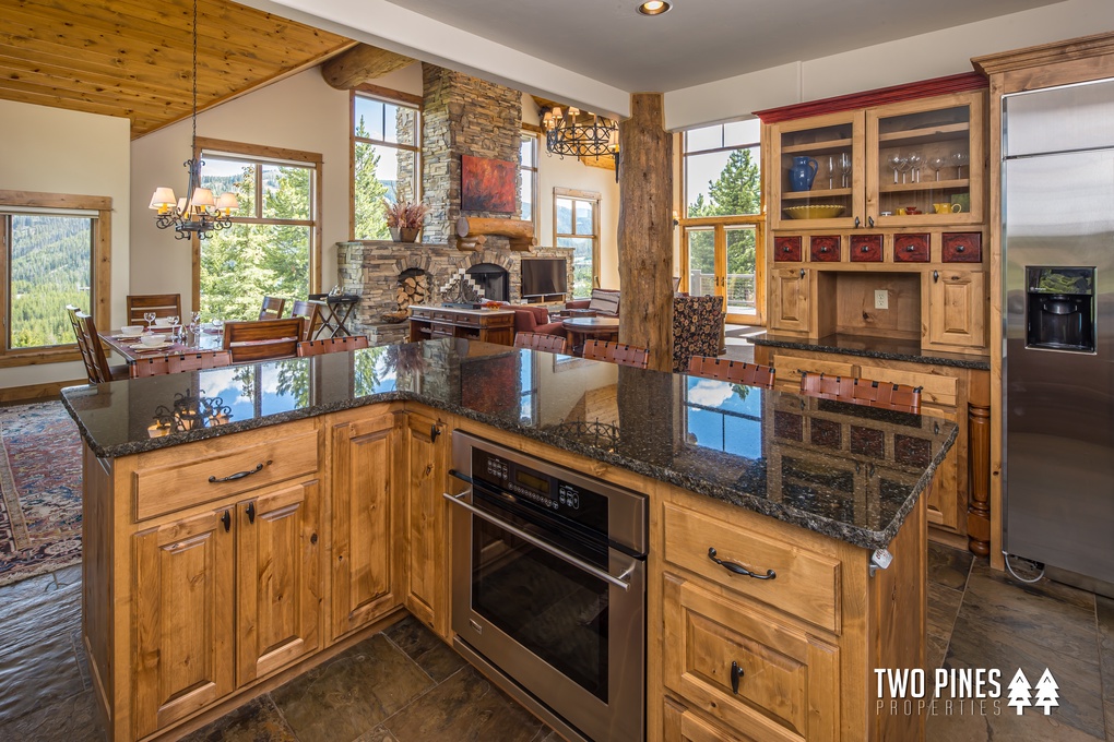 Open Concept Kitchen, Dining and Great Room