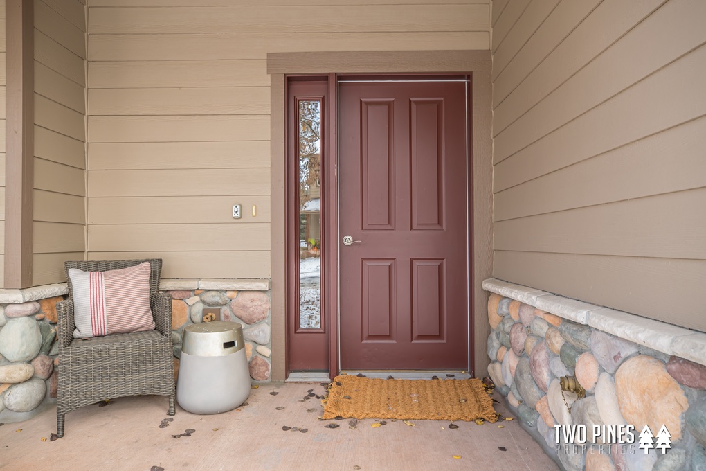 Front Door Entryway with Porch