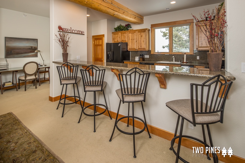 Additional Seating at Kitchen