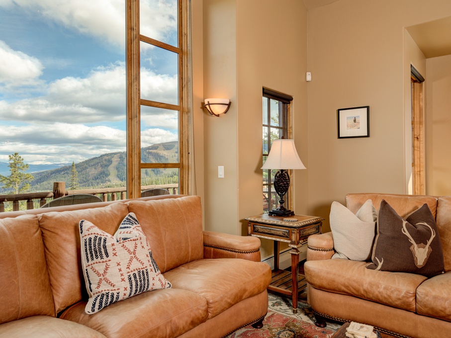 Living room with stunning views