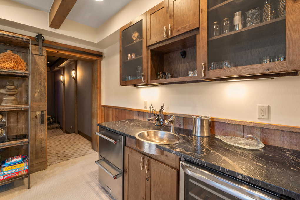 Wet Bar in Downstairs Den