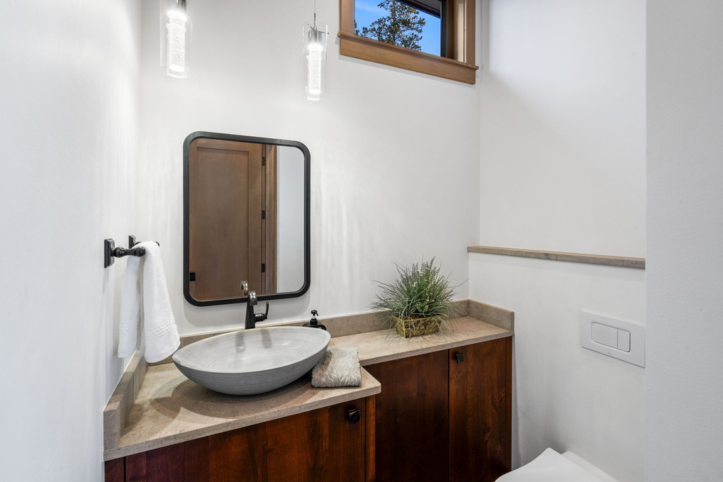 Half Bathroom in Living Room