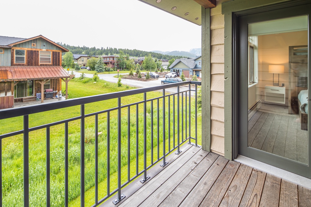 Balcony Access from Queen Guest Bedroom