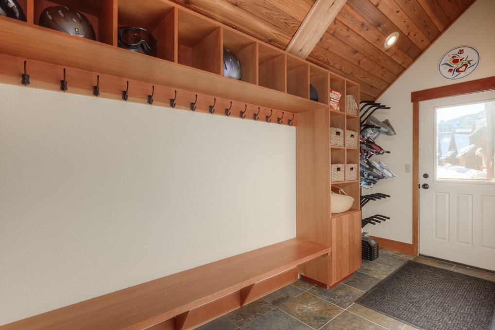 Entry/Mudroom with Boot Dryer and Gear Storage