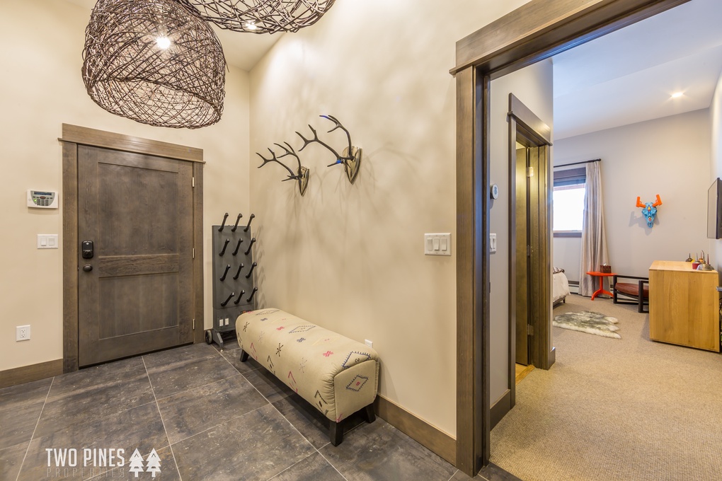 Garage Entryway/Mudroom with Boot Warmer