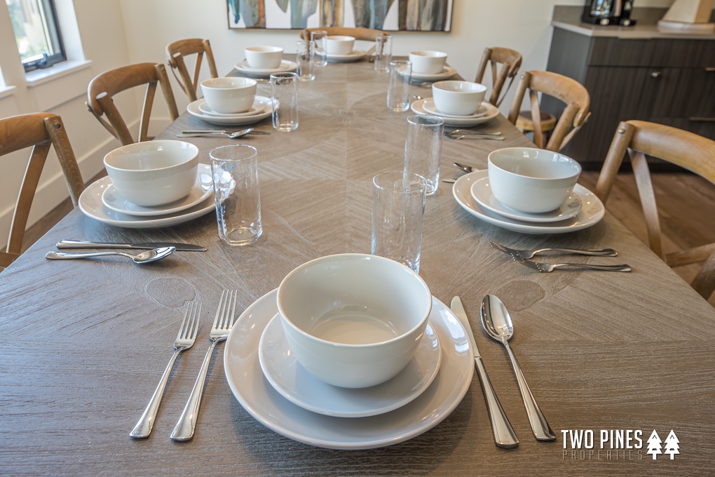 Dining Table with Seating for 8