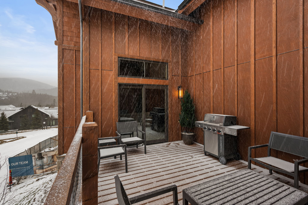 Private Deck with Grill and Seating
