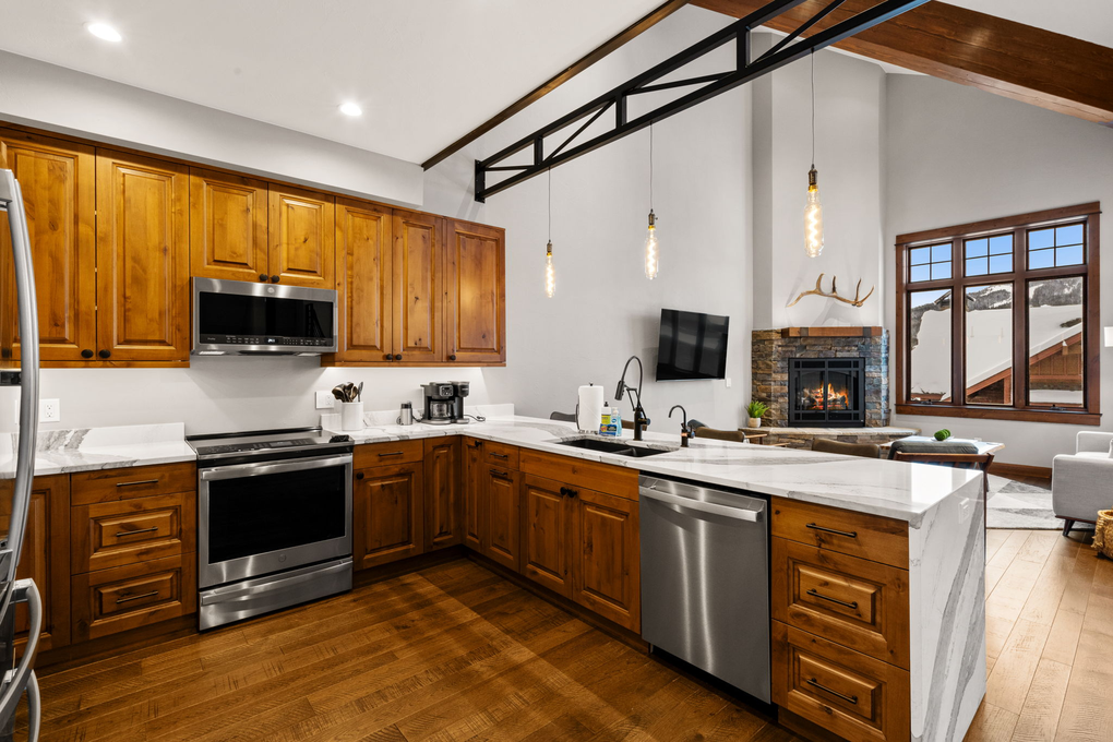 Modern Open-Concept Kitchen (second floor)