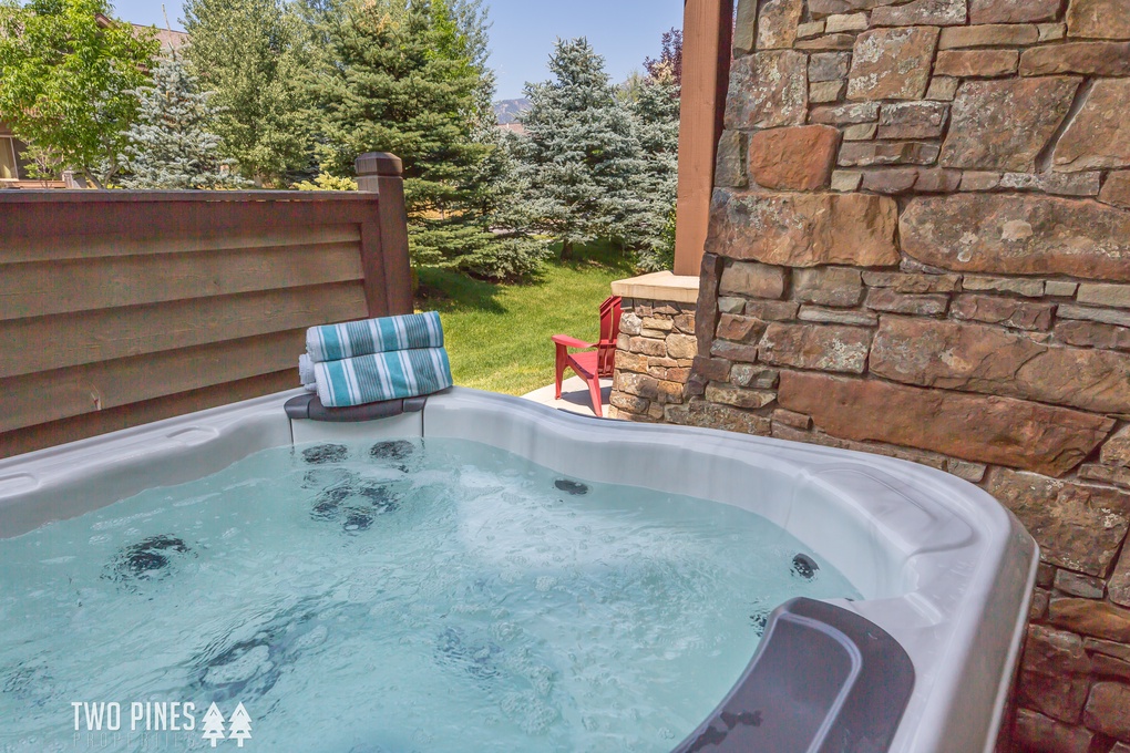 Private Hot Tub - Located on Back Patio
