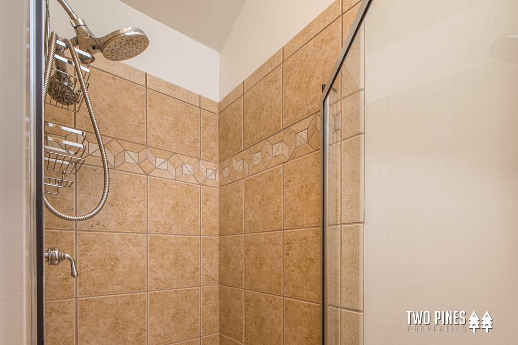 Shared Guest Bathroom with Walk-In Shower