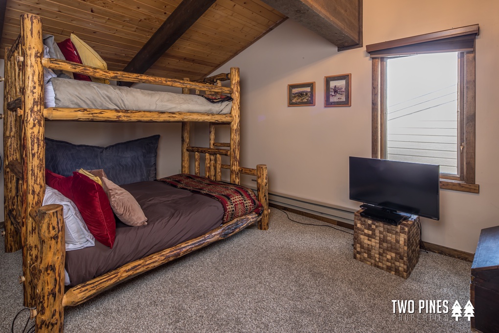 Bunk Room with 2 Twin/Twin Bunk beds & 1 Full/Twin Bunk bed