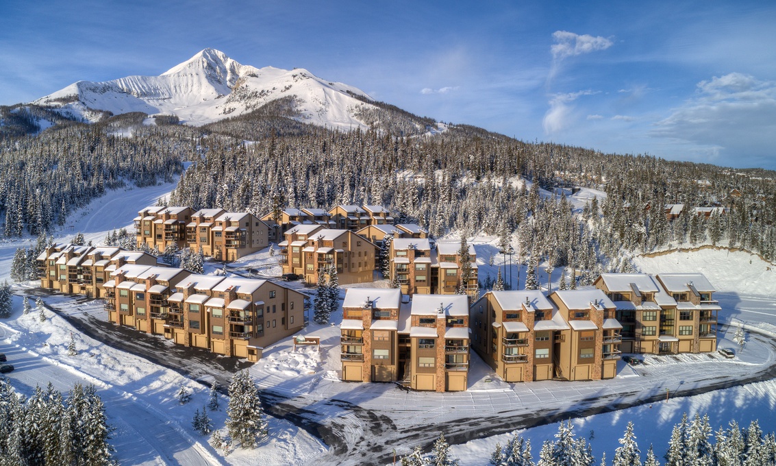 Aerial View in Winter