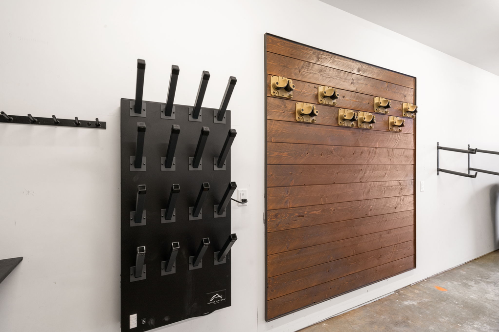 Boot Dryer and Ski Storage in Heated Garage