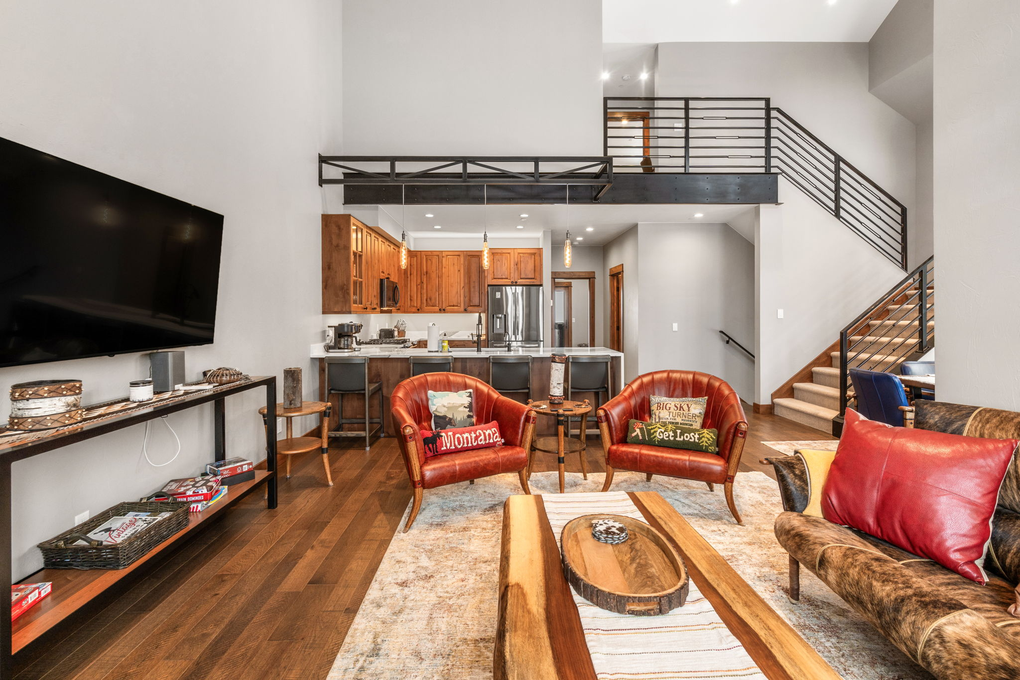 Open-Concept Living Area (second floor)