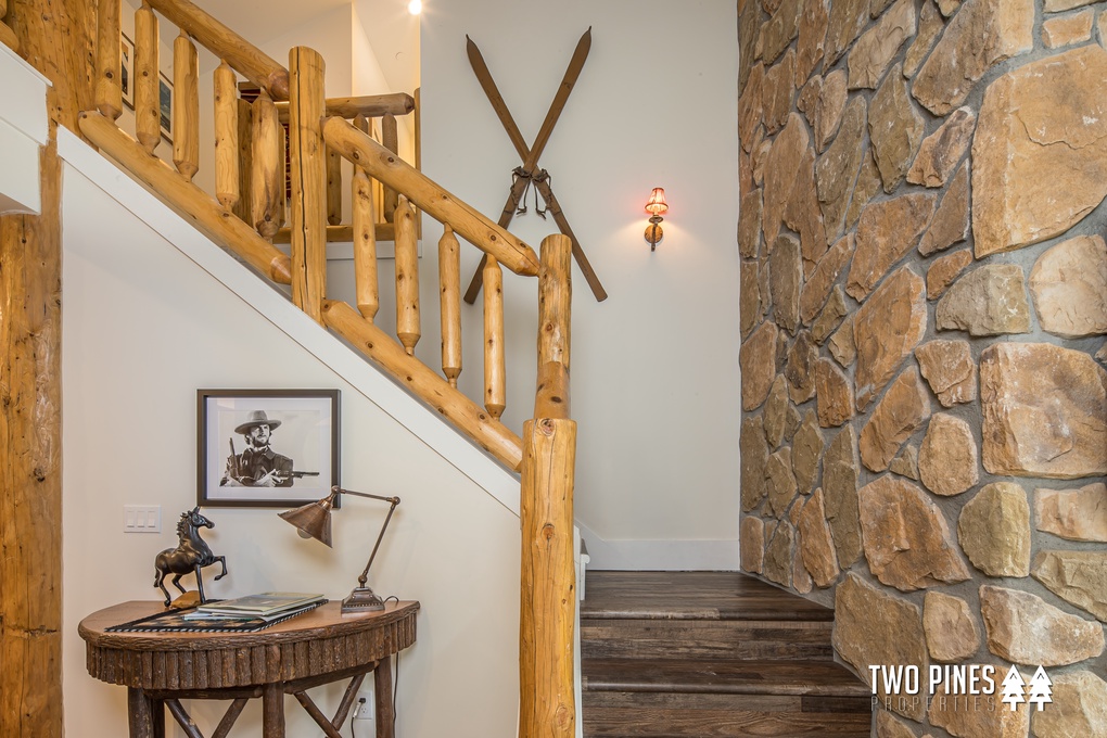 Stairs Leading to the Upper Bedrooms & Loft