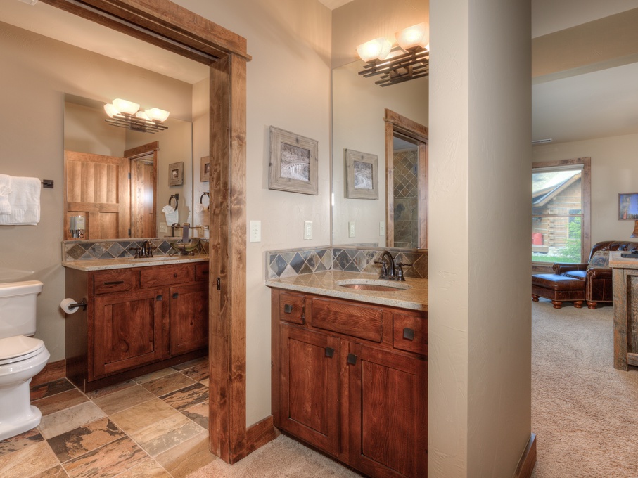 Guest Bathroom in Downstairs Den