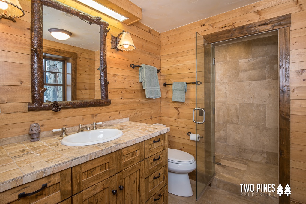 Lower Level 1st Primary Ensuite with Walk In Shower