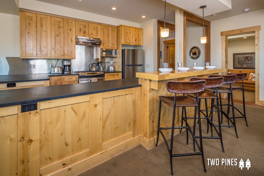 Kitchen with Bar Seating