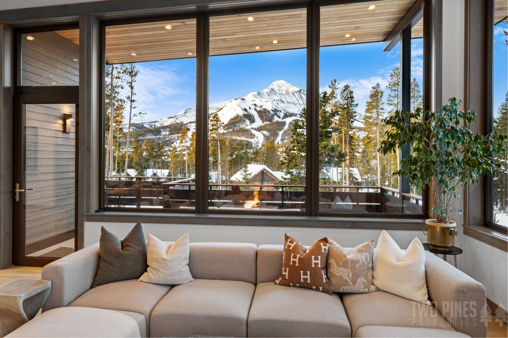 Unobstructed View of Lone Peak from Living Room
