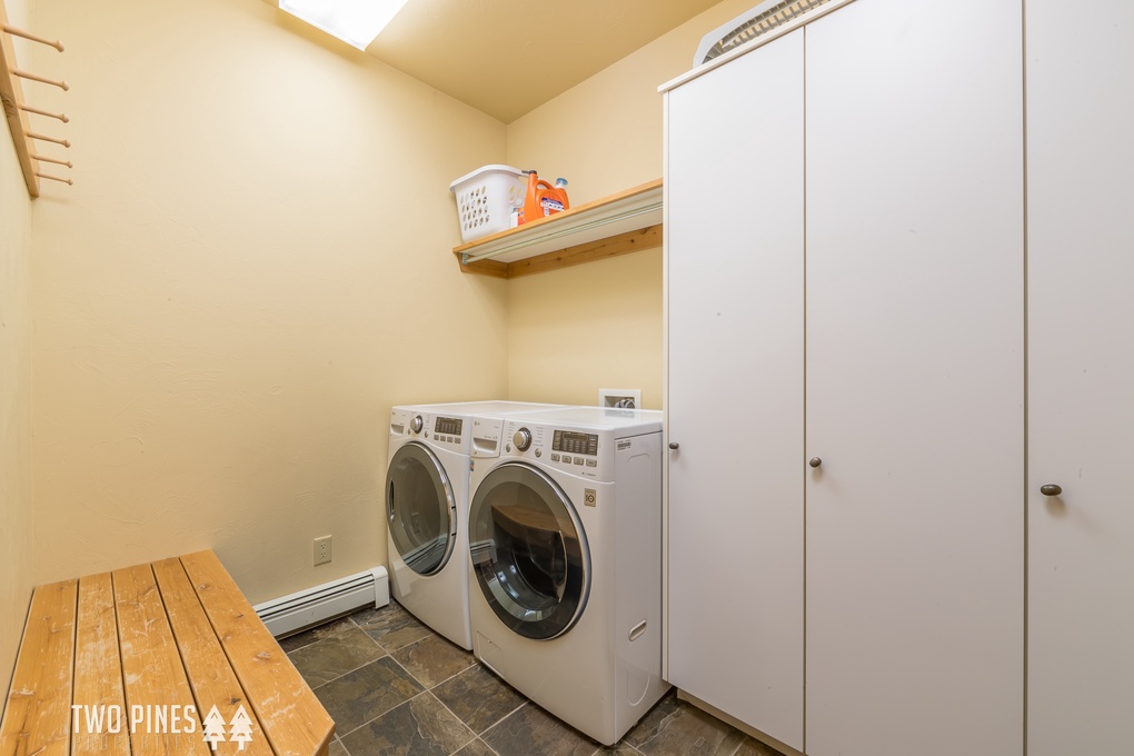 Ground Level Laundry Room