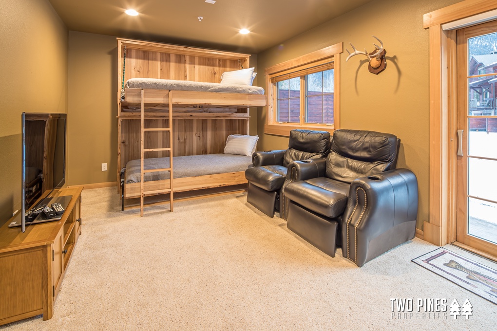 Bunk Room with Twin/Twin Bunk Bed & Sleeper Sofa