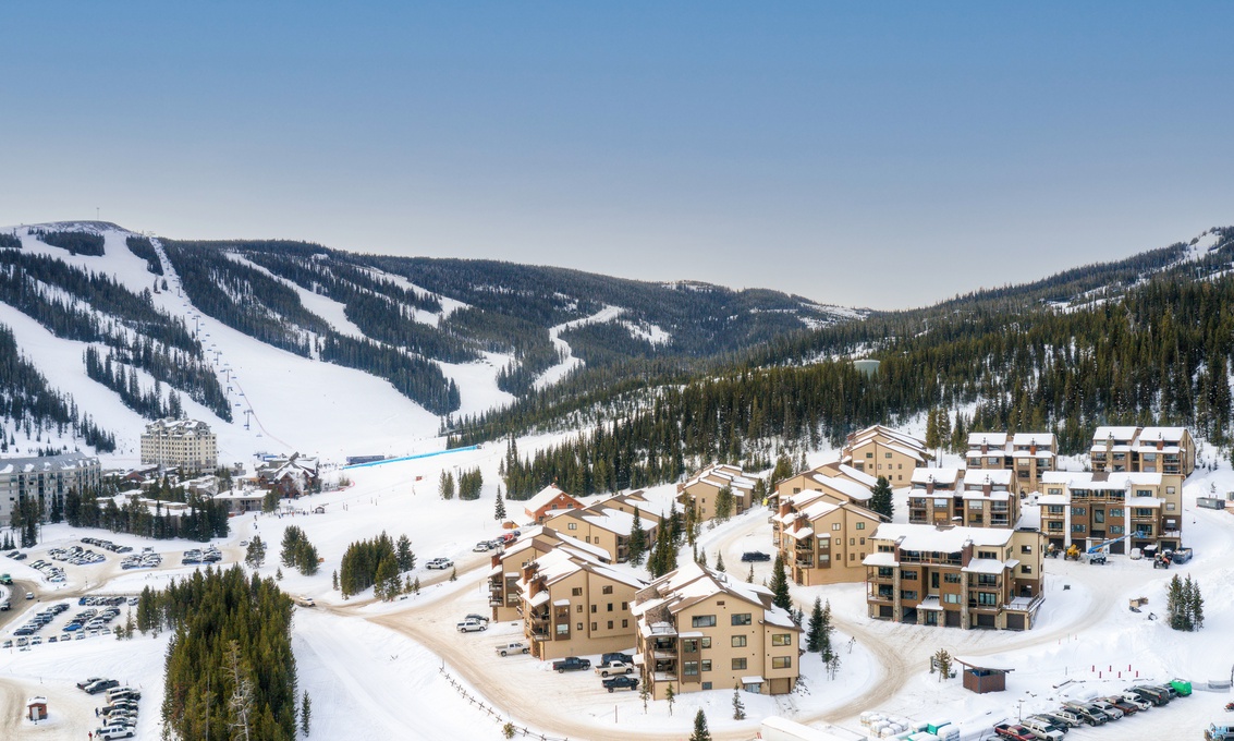 Aerial View in Winter