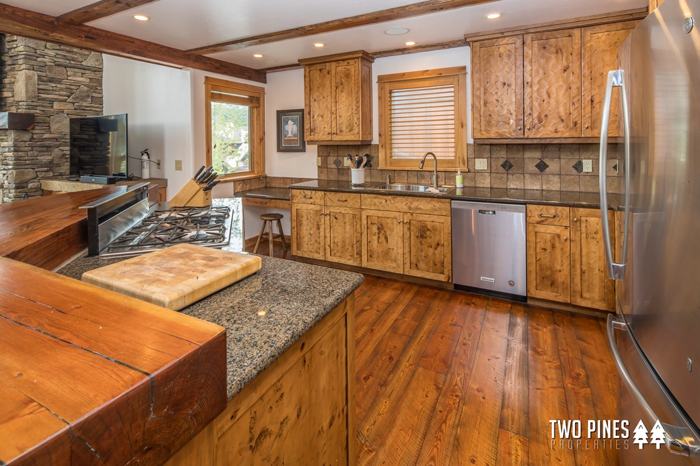 Kitchen with Modern Stainless Steel Appliances