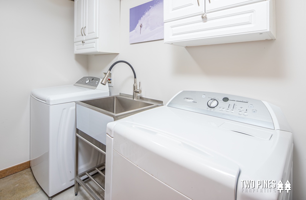 Laundry Room off of the Mudroom