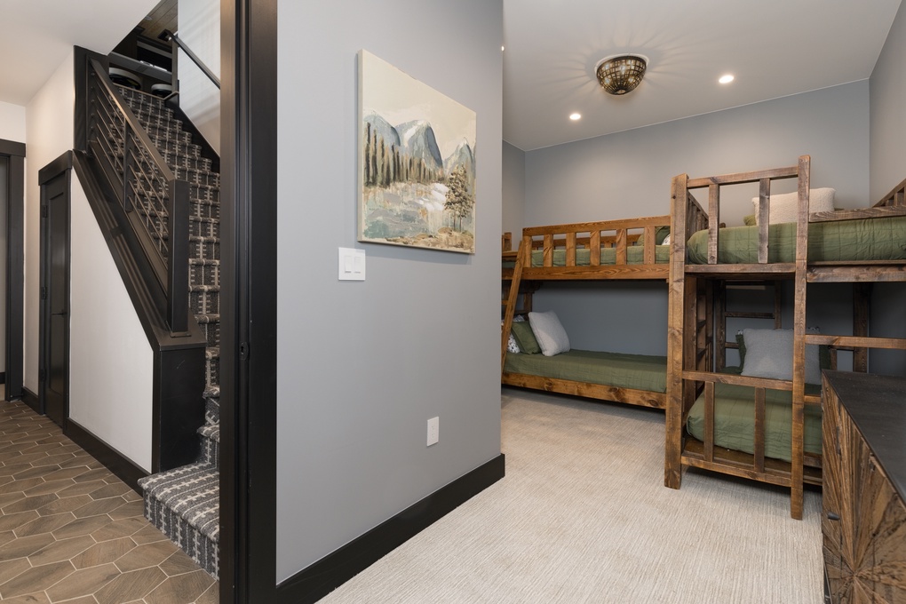 Bunk Room on Lower Level with En Suite