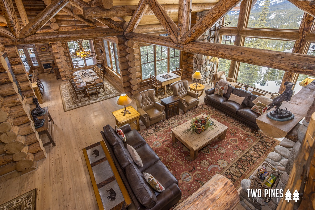 Living Room View from Upper Level