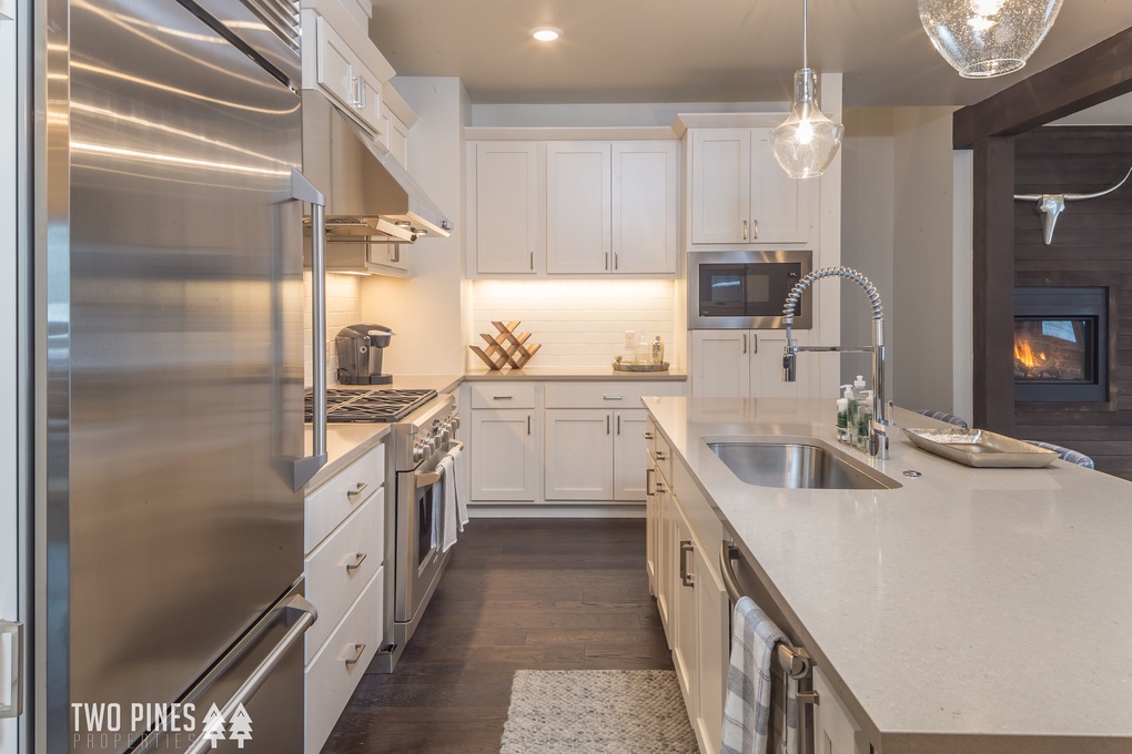 Open concept kitchen