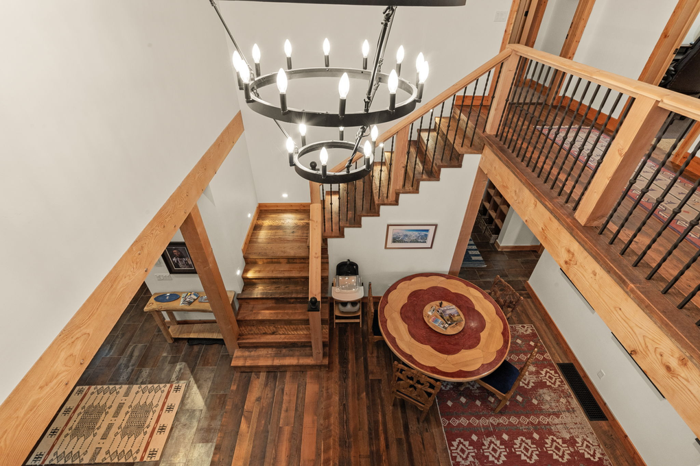 Front Entryway Stairs (to upstairs loft, crib/office and In-Law Suite)