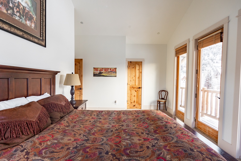 Upstairs Second Guest Room with King Bed