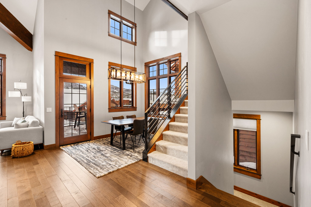 Stairs Down to Main Floor and Up to Third Floor