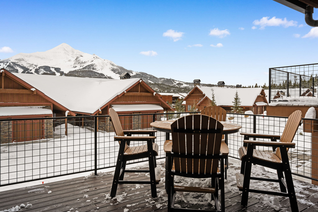 Private Balcony from Dining Area (second floor)