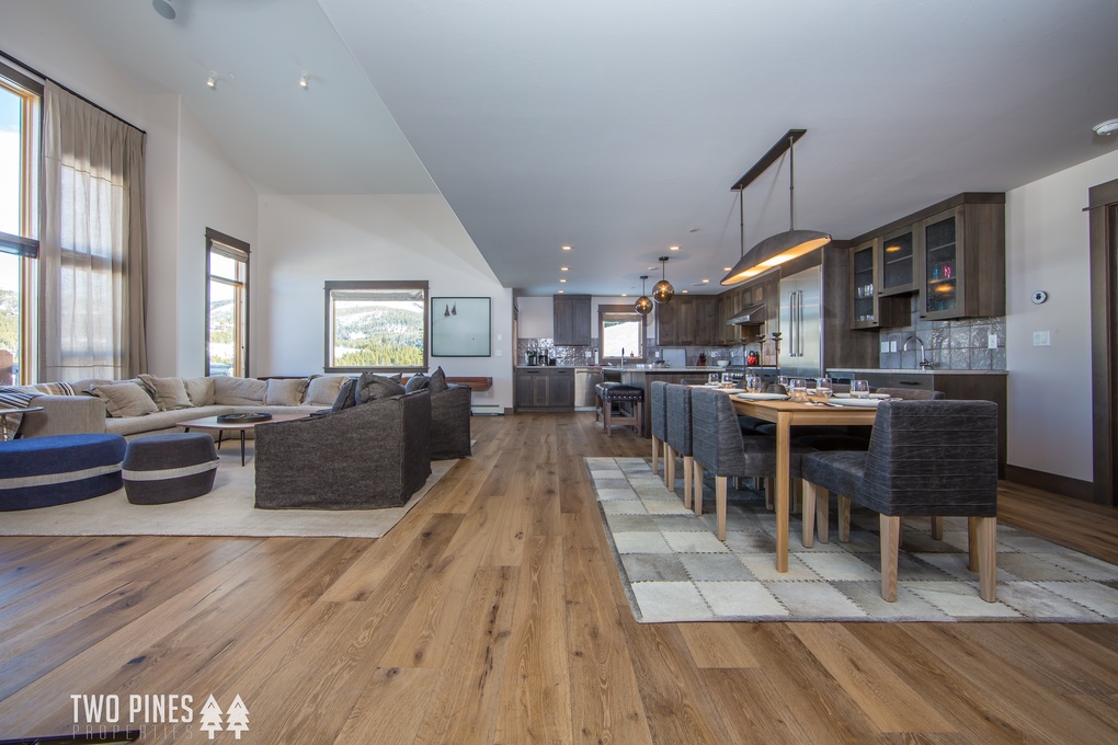 Open Concept Living and Dining Room