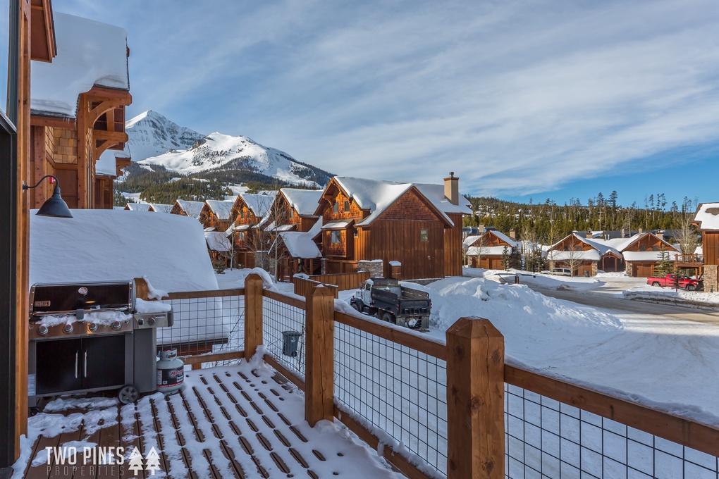 Views of Lone Peak from Living Room Balcony Access