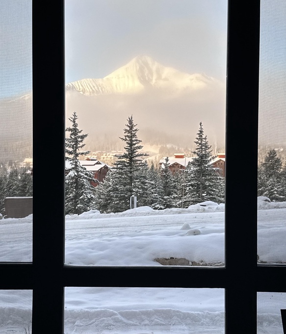 Stunning morning views of Lone Peak.