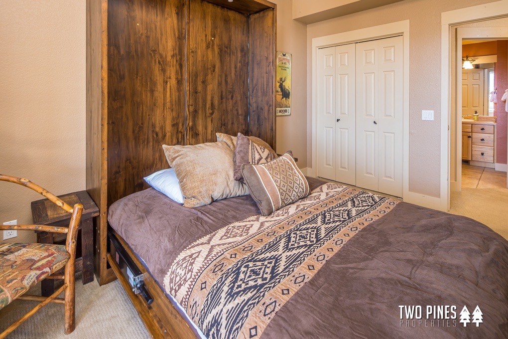 Guest Bedroom with a Queen Murphy Style Bed