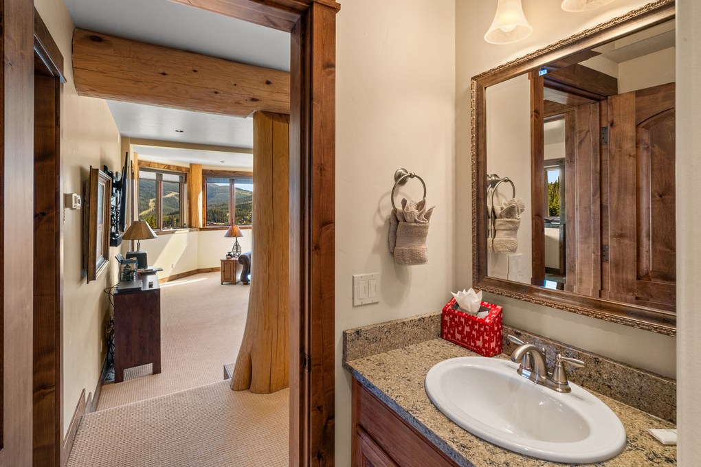 Half Bathroom in Downstairs Den