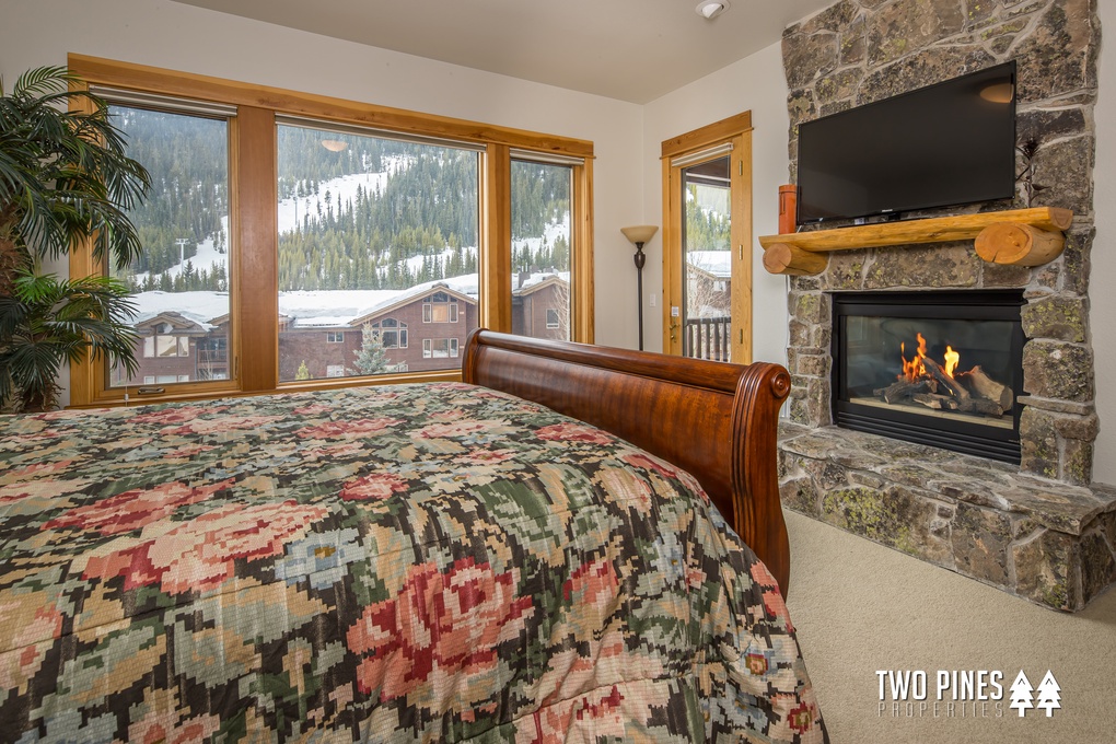 Primary Bedroom w/ Gas Fireplace