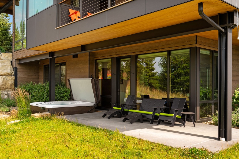 Private Hot Tub - Located off Downstairs Den